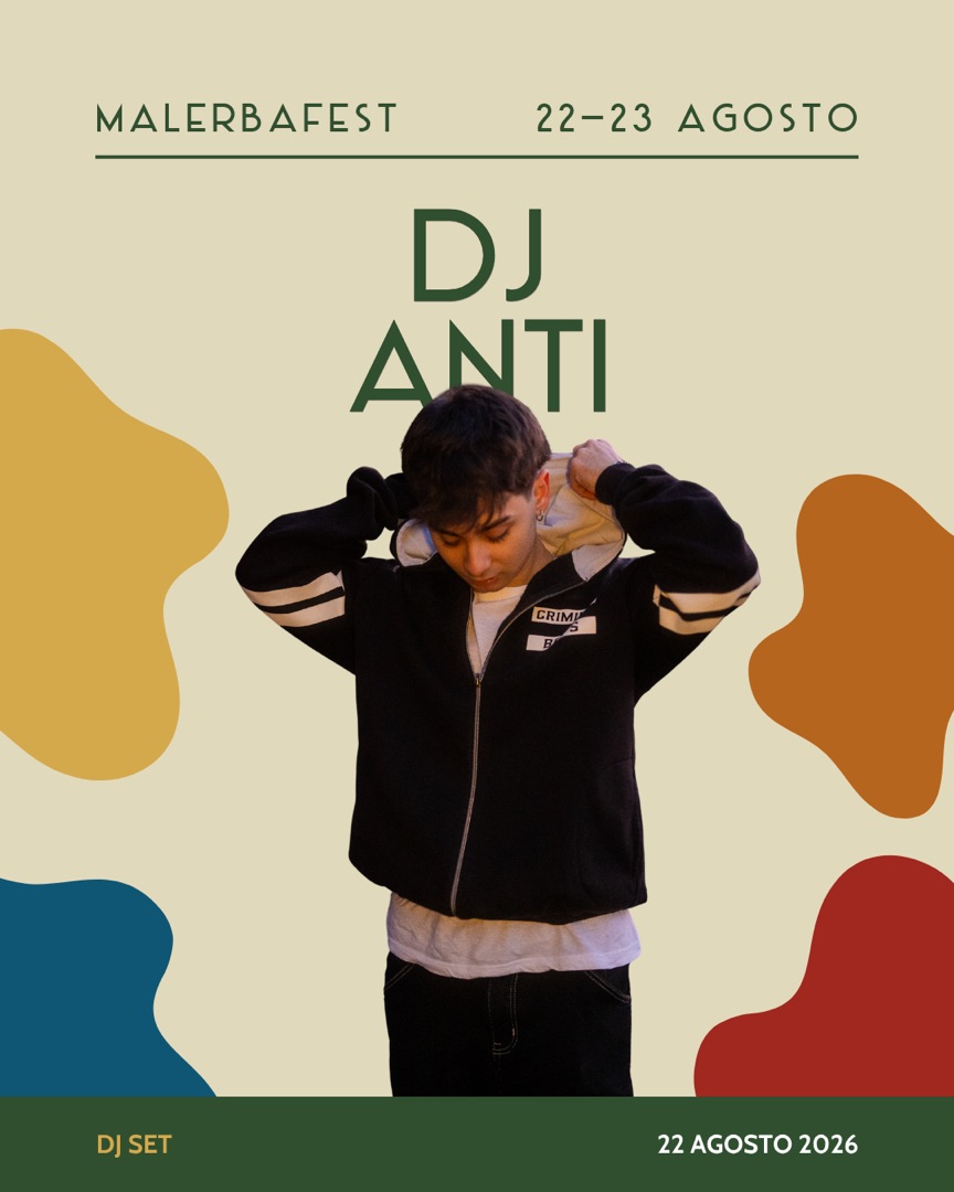 Dj Anti, locandina del Malerba Fest 2026